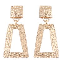Exquisite European And American Metal Geometric Modeling Personality Exaggerated Fashion Earrings main image 3
