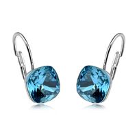 Europäische Und Amerikanische Mode Persönlichkeit Ohr Schnalle Klassisches Temperament Blaue Ohrringe Weibliche Einfache Lern Ohrringe 87213 main image 1