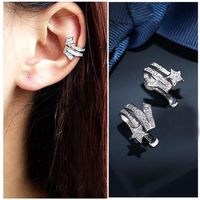 New Fashion Pierced Ear Bone Clip Earrings Star Ear Clip Wholesale main image 1