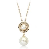 Korean Fashion Jewelry Inlaid Diamond Necklace main image 1