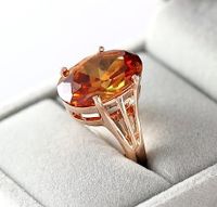 Exquisite High-end Hand Jewelry Super Flash Zircon Ring Noble Vintage Jewelry main image 1