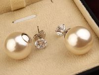 Korean Popular Hot Selling Earrings Aaa Grade Zircon Pearl Earrings Fashion Jewelry main image 4
