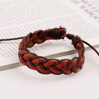 Woven Vintage Leather Bracelet main image 3