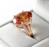 Exquisite High-end Hand Jewelry Super Flash Zircon Ring Noble Vintage Jewelry sku image 2