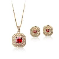 New Fashion High-end Exquisite Jewelry Set With Austrian Crystal sku image 3