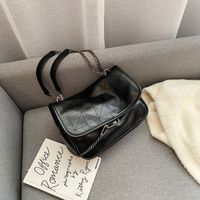 Small New Autumn Fashion Rhombic Chain Simple Messenger Small Square Bag main image 1
