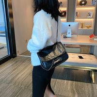 Small New Autumn Fashion Rhombic Chain Simple Messenger Small Square Bag main image 5