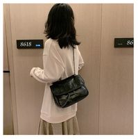 Small New Autumn Fashion Rhombic Chain Simple Messenger Small Square Bag main image 4