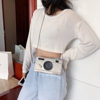 Small Summer New Trendy Fashion Chain Messenger Wild Single Shoulder Camera Bag sku image 3