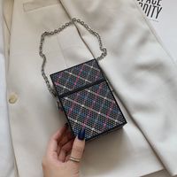 Autumn New Trendy Fashion Messenger Wild Chain Small Square Bag sku image 2