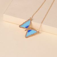 Light Luxury Butterfly Pendant Necklace main image 4