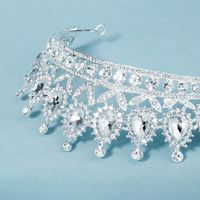 Femmes Mode Couronne Strass Diamant main image 5