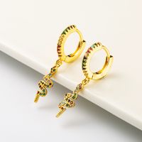 Hot Selling Trend Exaggerated Snake-shaped Earrings main image 1
