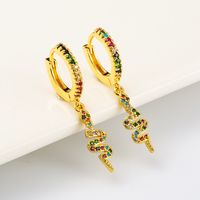 Hot Selling Trend Exaggerated Snake-shaped Earrings main image 3