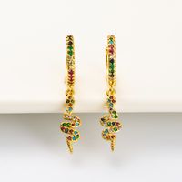 Hot Selling Trend Exaggerated Snake-shaped Earrings main image 4