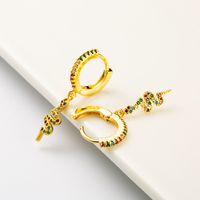 Hot Selling Trend Exaggerated Snake-shaped Earrings main image 5