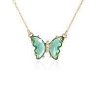 Leichte Luxus Schmetterling Anhänger Halskette sku image 2