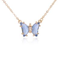 Light Luxury Butterfly Pendant Necklace sku image 7
