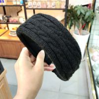Korean Autumn And Winter New Twist Knit Flat Wide-brimmed All-match Headband sku image 5
