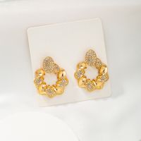 Diamond Simple And Fashionable Earrings main image 2