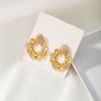 Diamond Simple And Fashionable Earrings main image 4