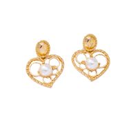 New Pearl Heart-shaped Simple And Fashionable Earrings main image 6