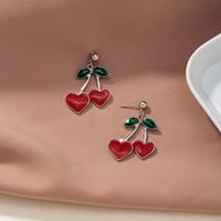 New Fruit Cherry Earrings main image 2