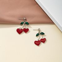 New Fruit Cherry Earrings main image 3