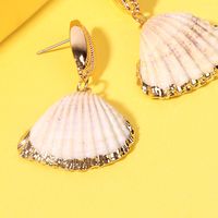 Exaggerated Bohemian Shell Earrings main image 3