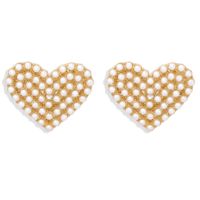 New Alloy With Diamonds Autumn And Winter Multicolor Fashion Peach Heart Earrings main image 1