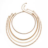 Wholesale Jewelry Simple Style Geometric Iron Plating Necklace main image 3