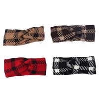 New Classic Check Wool Wide-brimmed Headband main image 6