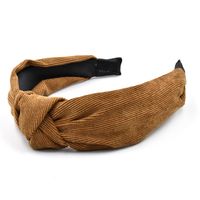 Korean Fabric Suede Solid Color Hair Band main image 4