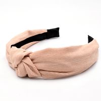 Korean Fabric Suede Solid Color Hair Band main image 6
