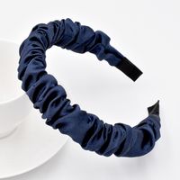 Korean  Silky Satin Bubble Fold Headband main image 5