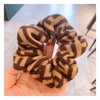 French Intestine Circle Geometric Pattern Hair Tie  Hair Rope main image 5