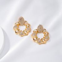 Diamond Simple And Fashionable Earrings sku image 1