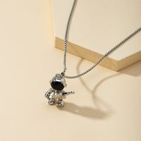 Cute Fun Space Series Ufo Astronaut Planet Universe Couple Necklace sku image 1