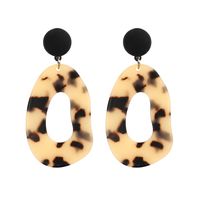 Acetate Plate Exaggerated Earrings sku image 2