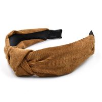 Korean Fabric Suede Solid Color Hair Band sku image 3
