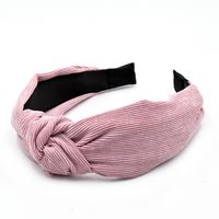 Korean Fabric Suede Solid Color Hair Band sku image 4