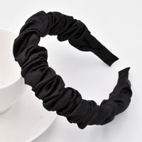 Korean  Silky Satin Bubble Fold Headband sku image 4