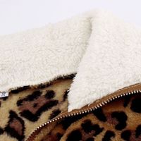 New Long-sleeved Sweater Leopard Pattern Stitching Top main image 16