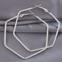 Mode Metall Einfache Polygonale Temperament Ohrringe sku image 1