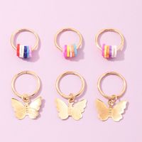 Colorful Soft Ceramic Butterfly Diy Pendant Hairpin main image 1