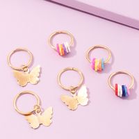 Colorful Soft Ceramic Butterfly Diy Pendant Hairpin main image 3