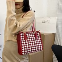 New Trendy Fashion All-match  Simple Casual One-shoulder Tote Bag main image 6