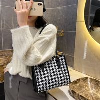 New Trendy Fashion All-match  Simple Casual One-shoulder Tote Bag main image 5