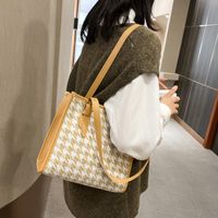 New Trendy Fashion All-match  Simple Casual One-shoulder Tote Bag main image 4