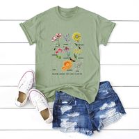 Women's Short Sleeve Printing Casual Fashion Printing main image 1